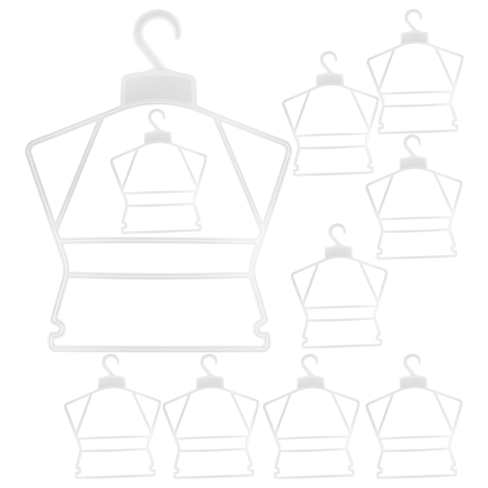 Baby Clothing Cupboard - 10 pièces cintres pour bébé cintre