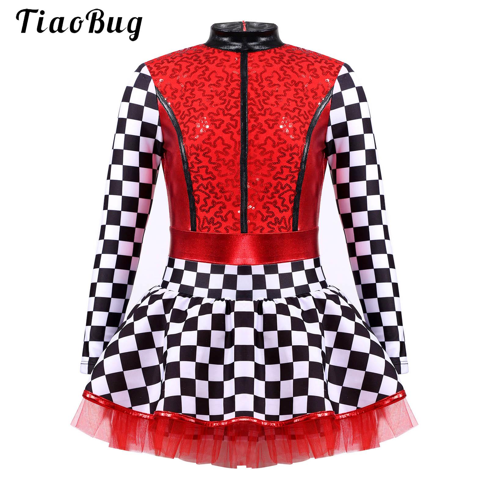 Baby Tutu Skirt - Robe de Cosplay pour filles, damier