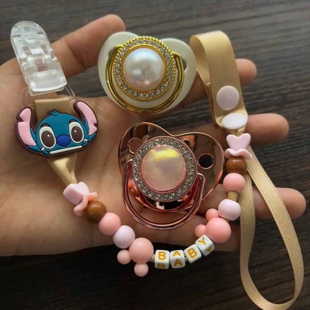 Newborn Gift Set - Attache-tétine et jouet de dentition pour