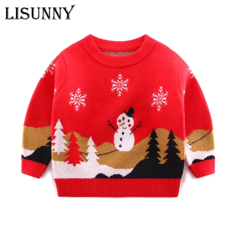 Baby Clothing Jumper - 2025 automne hiver enfant noël pull