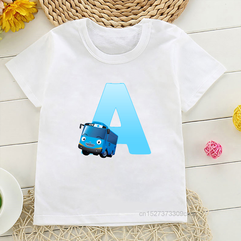 Baby Clothing Sale - T-shirt Kawaii avec lettres A B