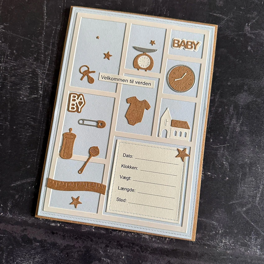 Matrices de découpe en métal p - Baby Clothing Icon avis et prix