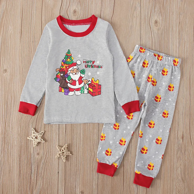 Pyjama gris imprimé père noël  - Baby Clothing Set avis et prix