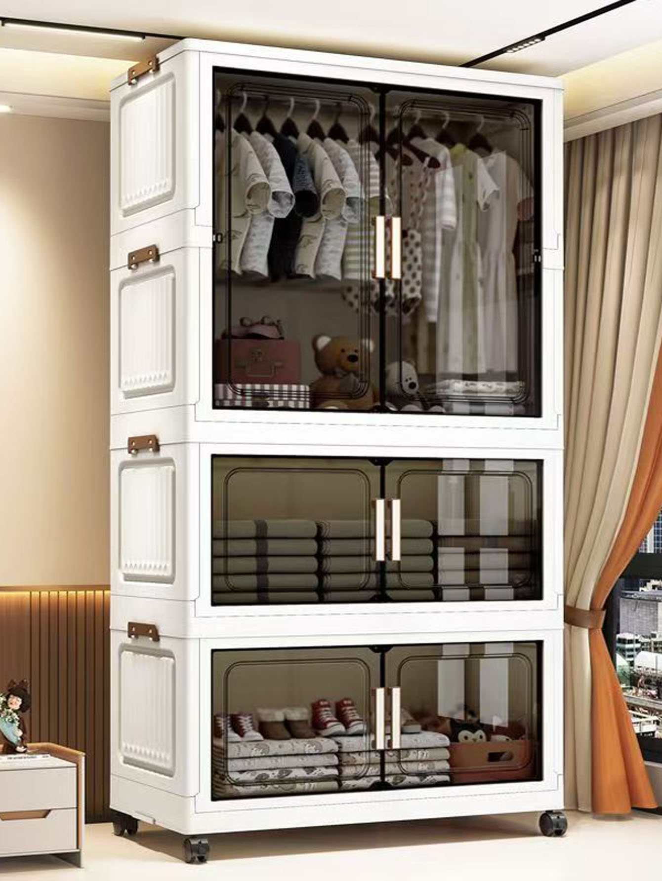 Armoire de rangement pliable é - Baby Clothing Cupboard avis et prix