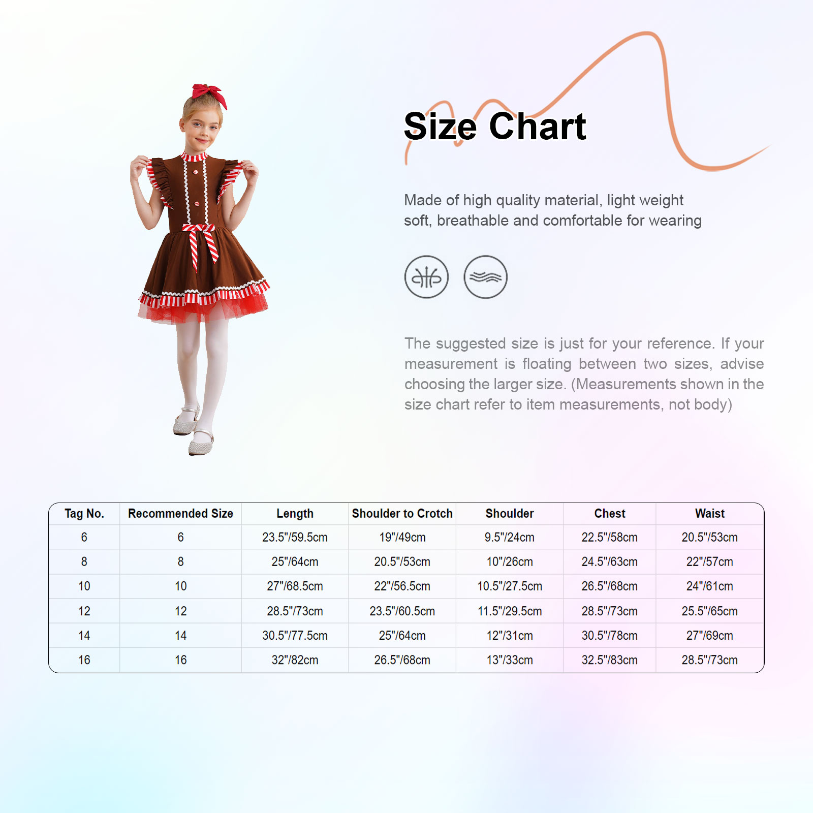 Costume de pain d'épice pour f - Baby Tutu Skirt avis et prix